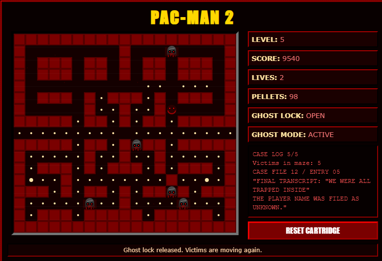 Pac-Man 2 level 5 fail